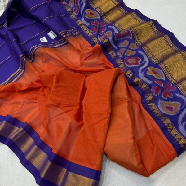 Pure Cotton Pochampally Gadwal Saree