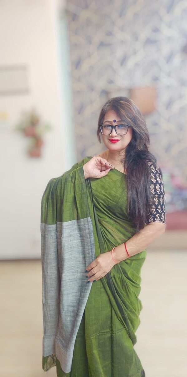 Desi andi cotton saree for Women. - Image 2