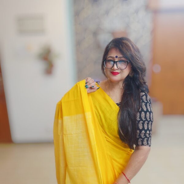 Desi andi cotton saree for Women
. - Image 4