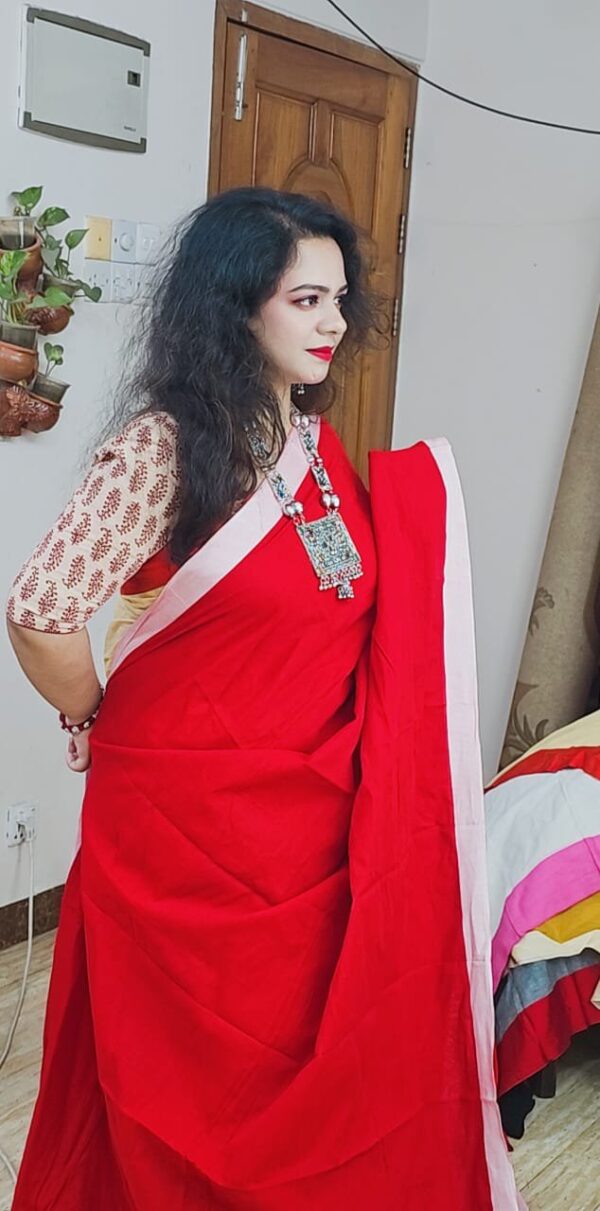 Desi andi cotton saree for Women. - Image 2