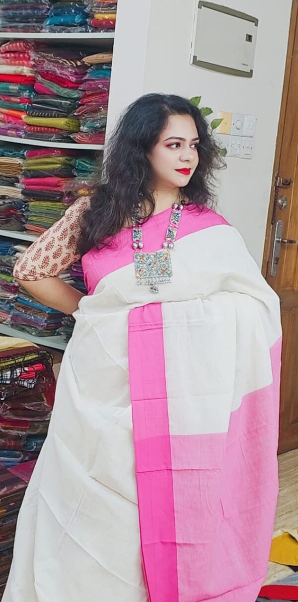 Desi andi cotton saree for Women - Image 3