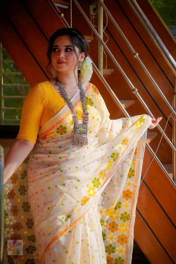 Soft Half Silk Saree - Image 10