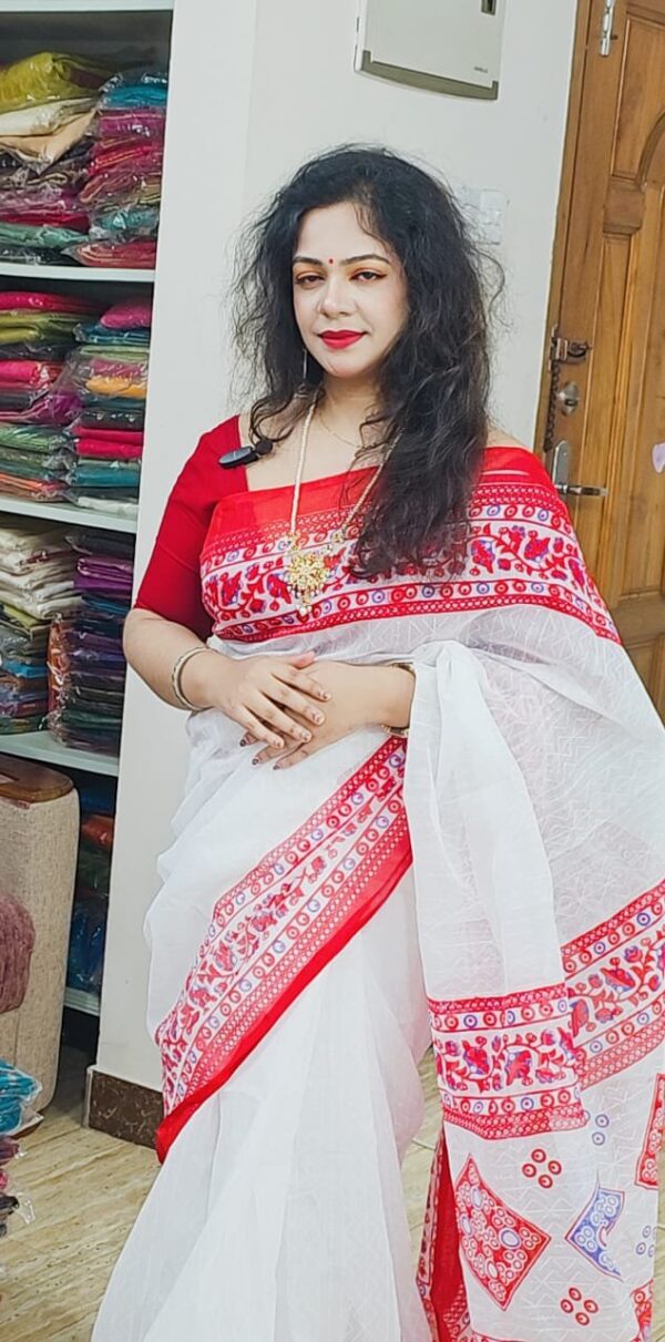 Soft Half Silk Saree - Image 4