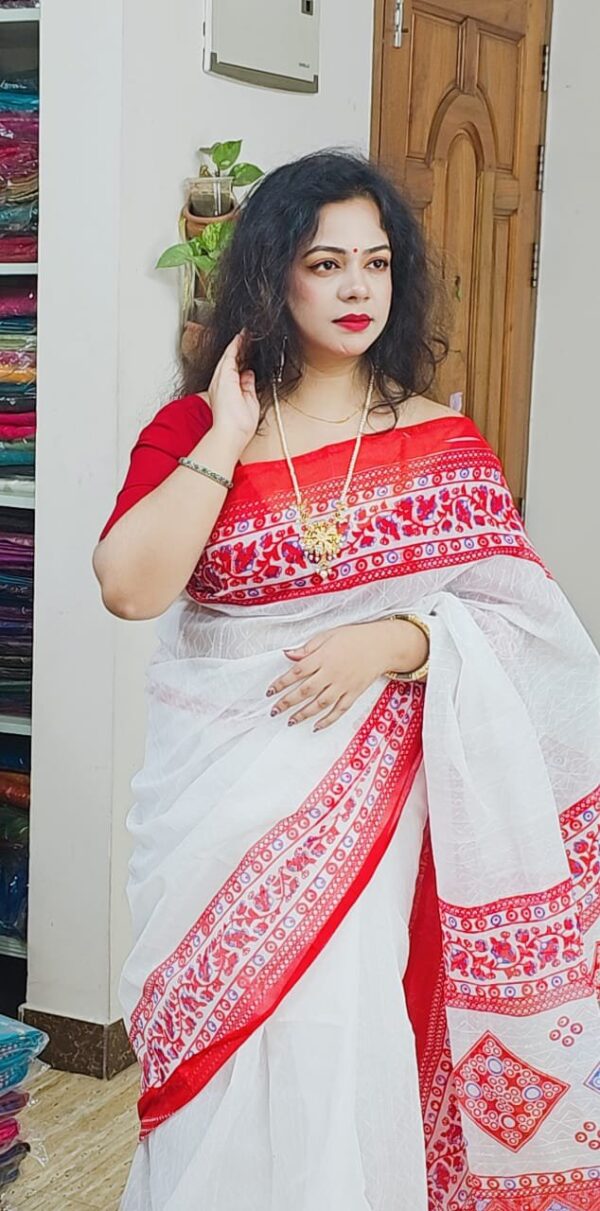 Soft Half Silk Saree - Image 3