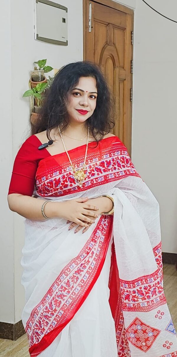 Soft Half Silk Saree - Image 2