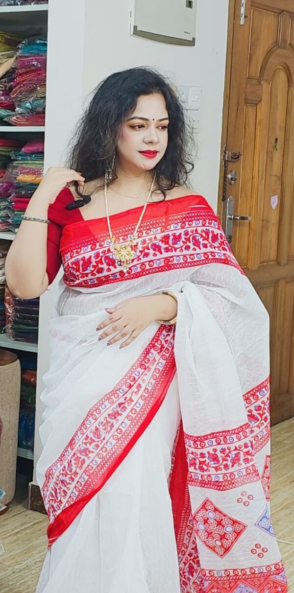 Soft Half Silk Saree - Image 5