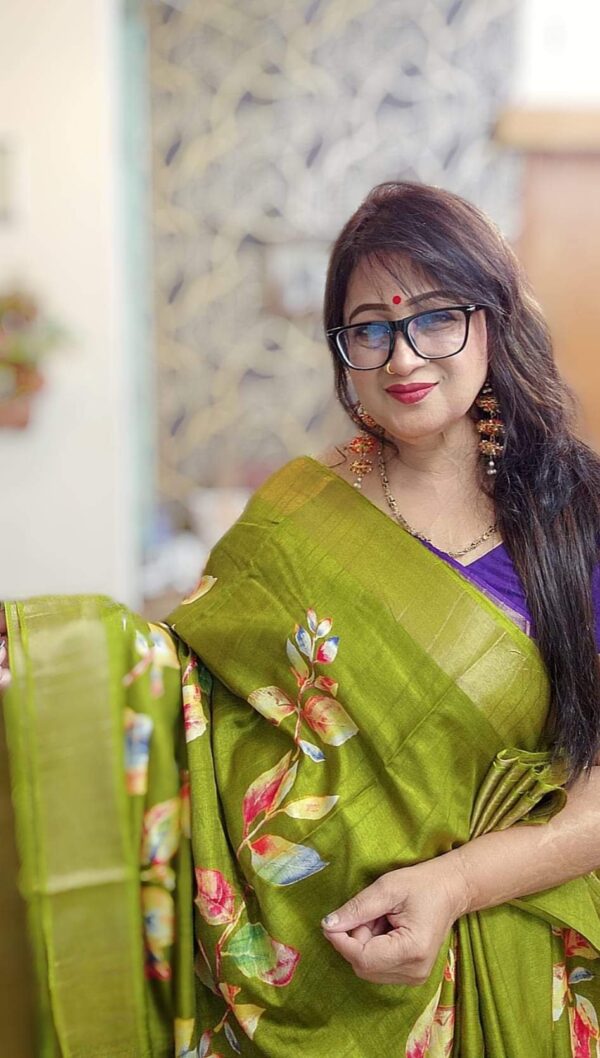 Tasar Silk Saree - Image 2