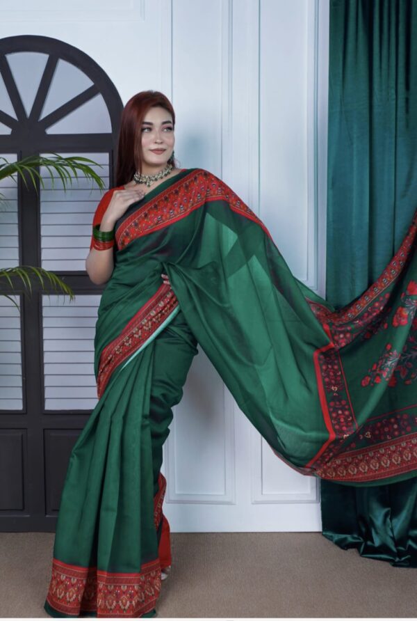 Soft Silk Saree - Digital Print