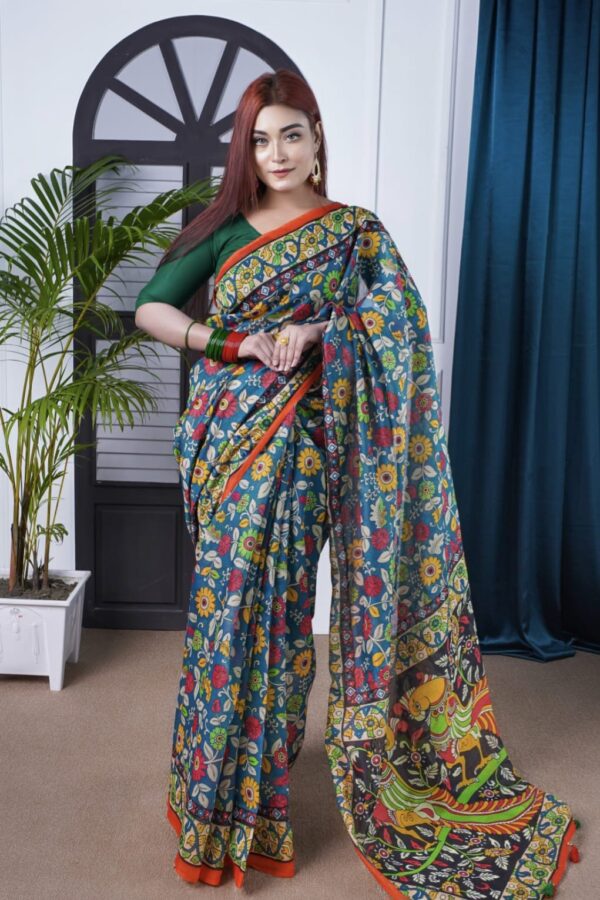 Soft Silk Saree - Digital Print